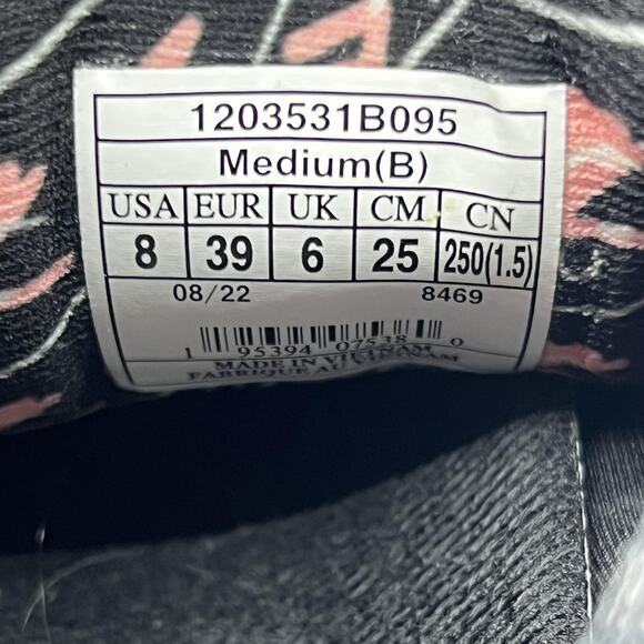 Brooks Adrenaline GTS 22 Running Shoes Women Size 8 Black Blue Comfort Sneakers - Picture 8 of 9